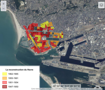 Carte interactive du Havre